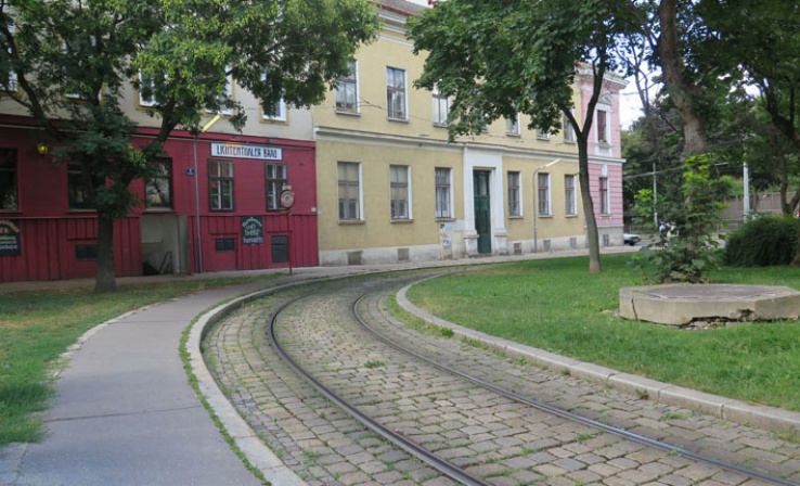 Straßenbahntrasse
