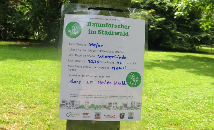 Schild Baumpate